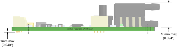 MeteoStick v1.10 Side Mechanical Dimensions