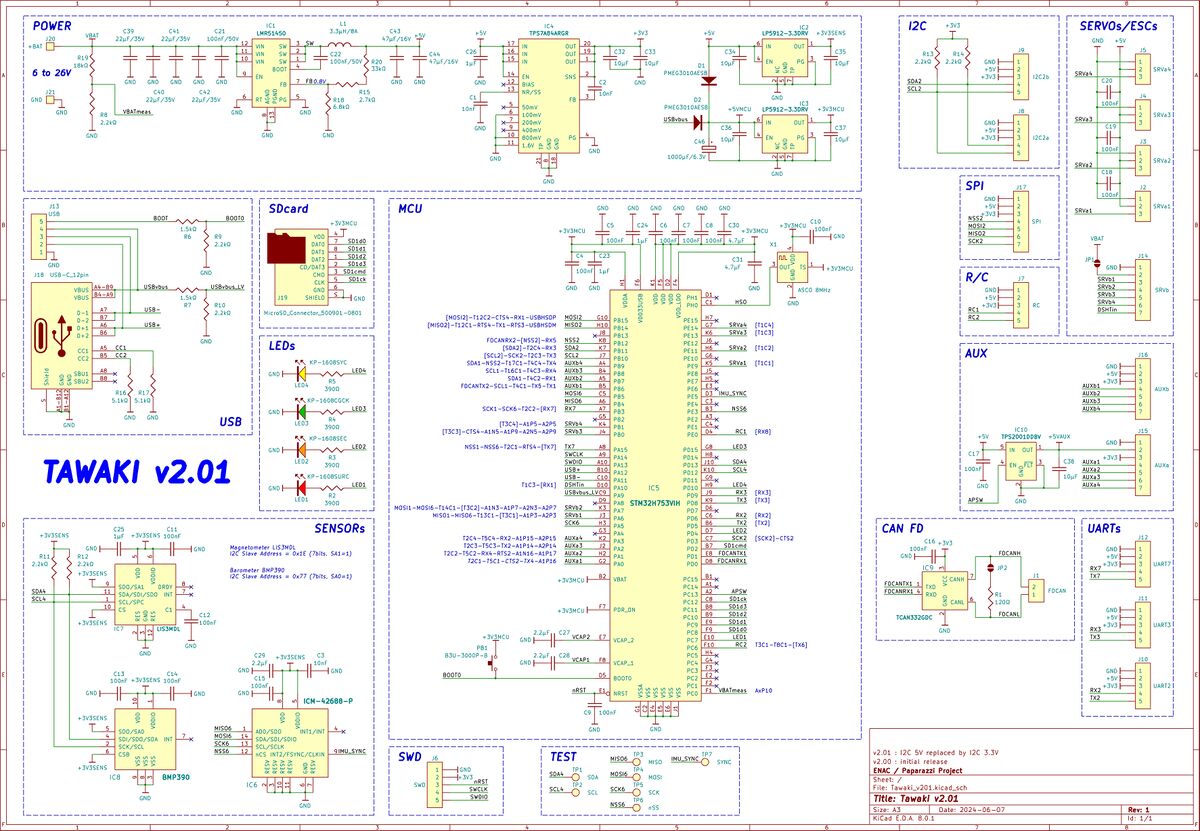 Tawaki v2.01 Schematic