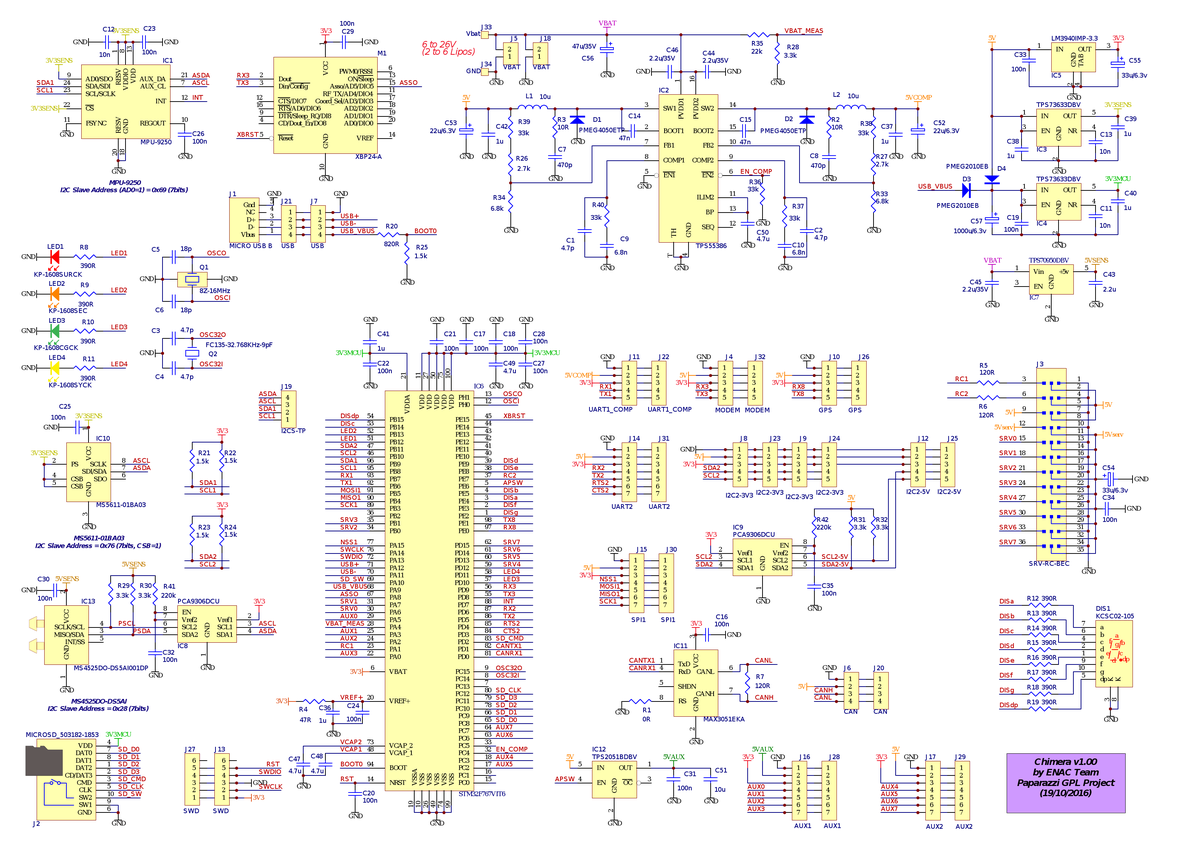 Chimera v1.00 Schematic