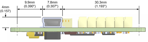 Umarim v2 Side Mechanical Dimensions