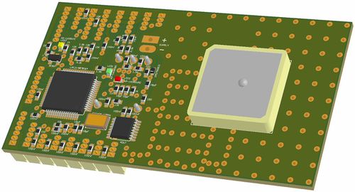 Tiny v2.11 3D top view (18mm GPS antenna)