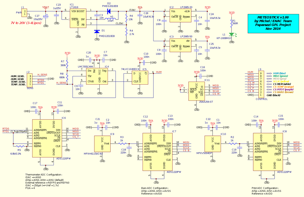 MeteoStick v1.00 Schematic