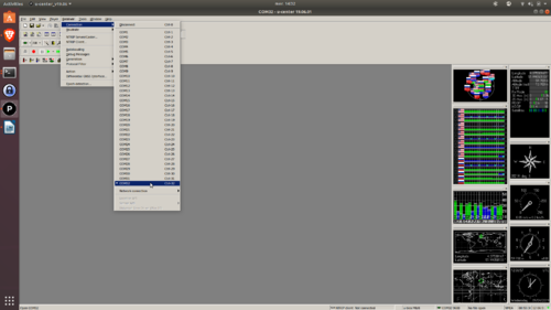 Connect to a COM port in U-center