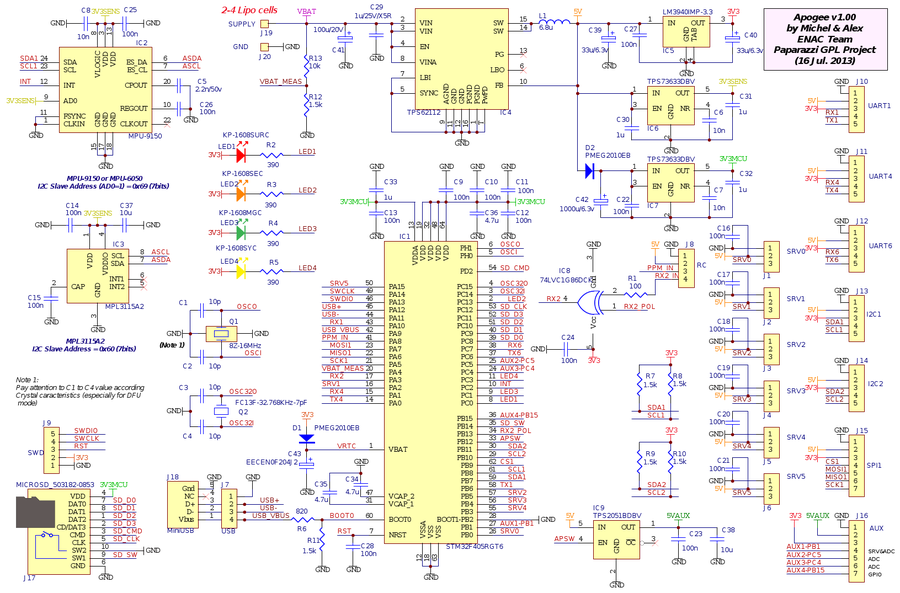 Apogee v1.00 Schematic