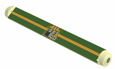 IR single thick sensor board 3D top view
