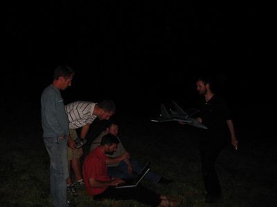 Night flight in Ricou 2006