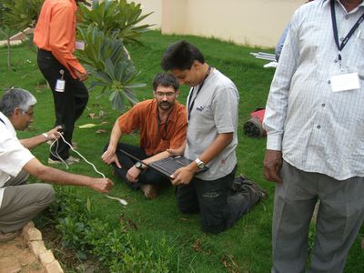 Pascal and Uttam in Agra, India 2008